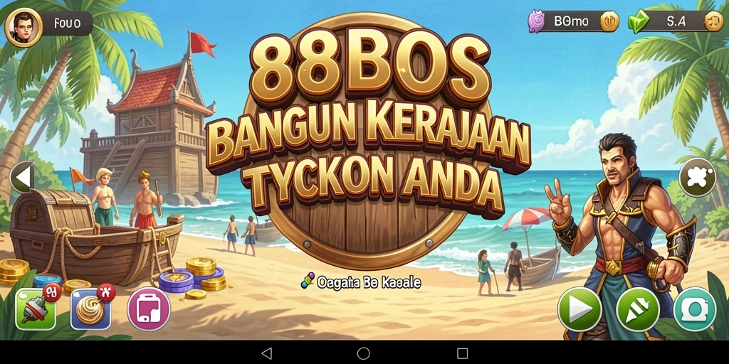 Screenshot utama 88BOS menampilkan manajemen bisnis yang seru.
