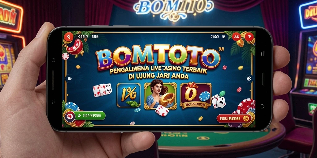 Tampilan gameplay Live Casino yang mengasyikkan dengan dealer profesional.