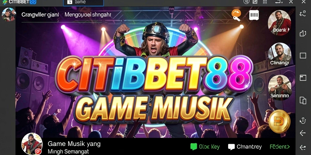 Tampilan gameplay CITIBET88 yang penuh warna dan dinamis.