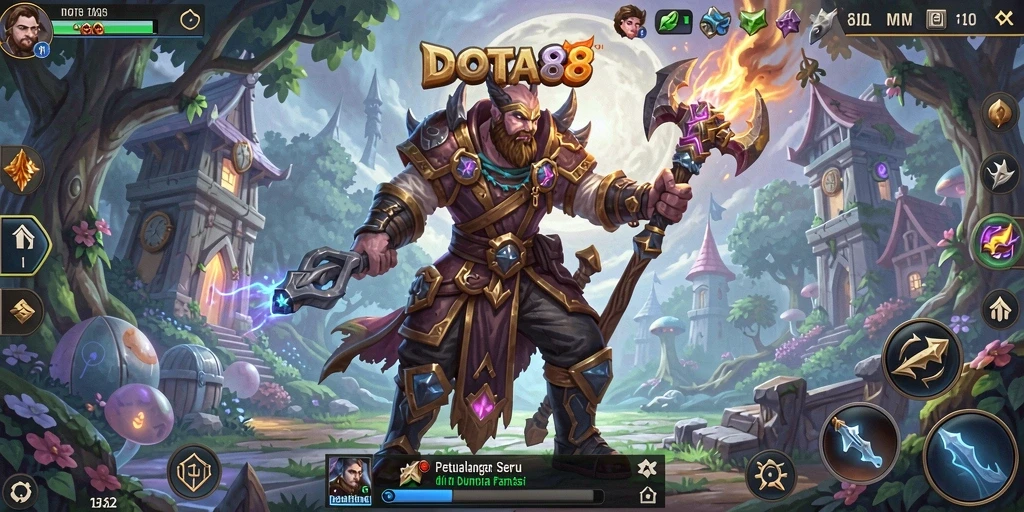 Gameplay seru DOTA88 dengan aksi petualangan menegangkan.