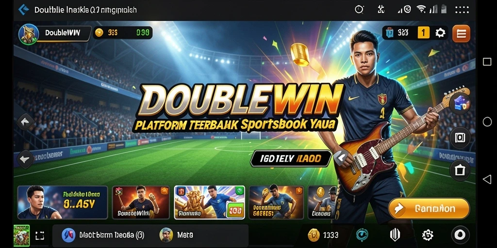 Gameplay menarik dari aplikasi Sportsbook DOUBLEWIN dengan berbagai pilihan taruhan.
