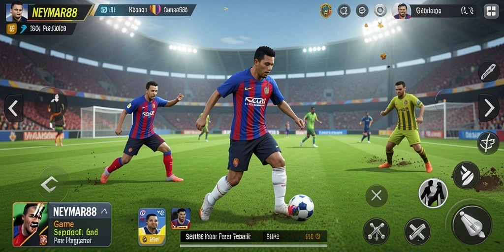 Gameplay menarik dan penuh aksi di NEYMAR88.