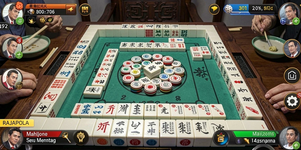 Tampilan gameplay menarik dari RAJAPOLA yang membuat ketagihan.