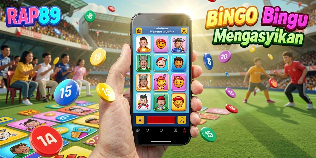 Screenshot menunjukkan gameplay seru dalam permainan Bingo RAP89.