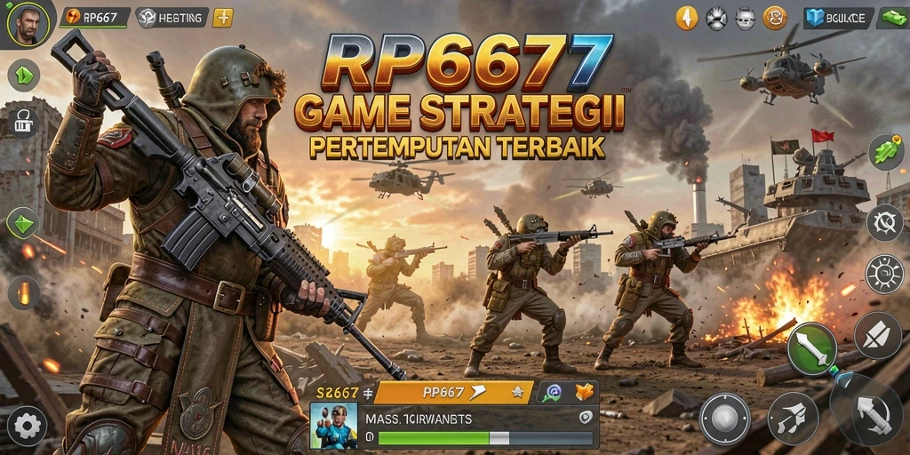 Tampilan gameplay menarik di RP6677 dengan pertempuran strategis.