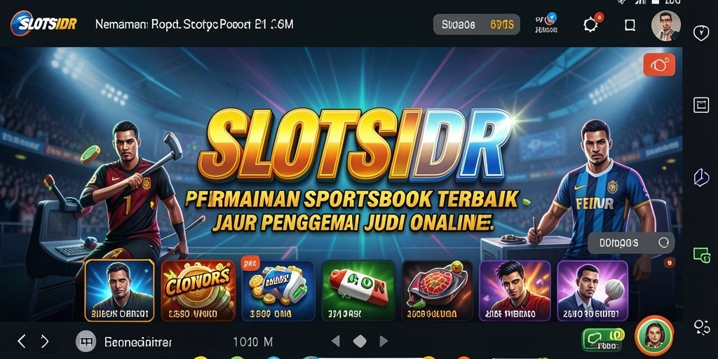 Gambaran gameplay SLOTSIDR yang menarik dan interaktif dalam taruhan olahraga.